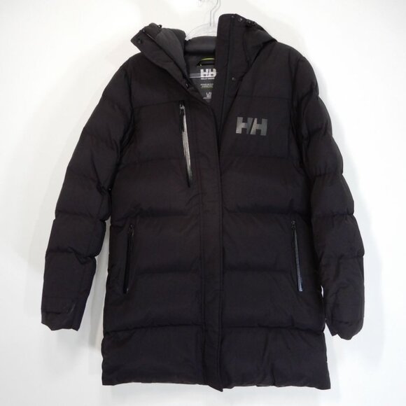 Helly Hansen Adore Puffy Parka Jacket Winter Coat Size L Black Insulated NEW - Picture 6 of 13